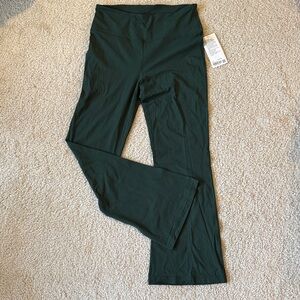 Dark Green Groove Nulu Flared Pant